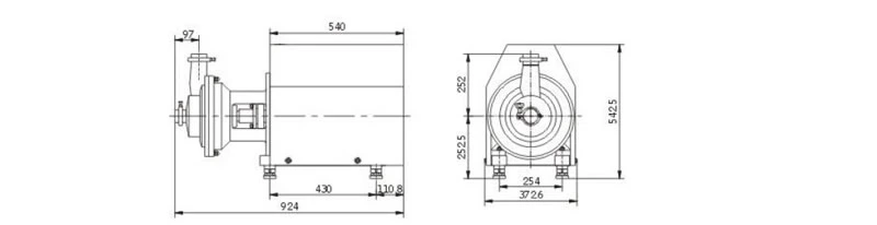 11/15Kw-40T/50T-32m 回程泵（自吸泵） Return pump(self-priming pump)